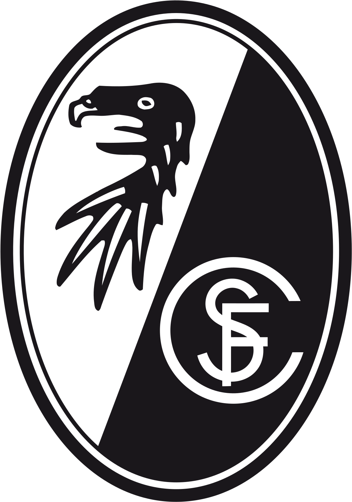 Sc Freiburg &ndash Wikipedia - Sc Freiburg Logo Clipart (1200x1669), Png Download