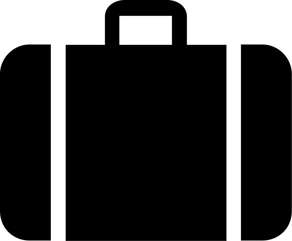 Luggage Tag Clip Art - Suitcase Icon - Png Download (1024x847), Png Download