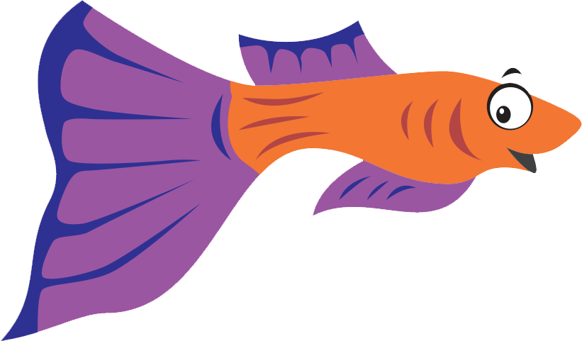 Guppy Clipart (821x481), Png Download