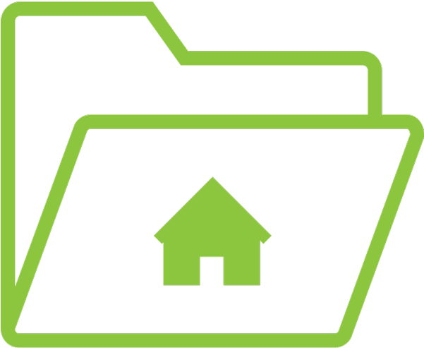 Home-folder Clipart (600x600), Png Download