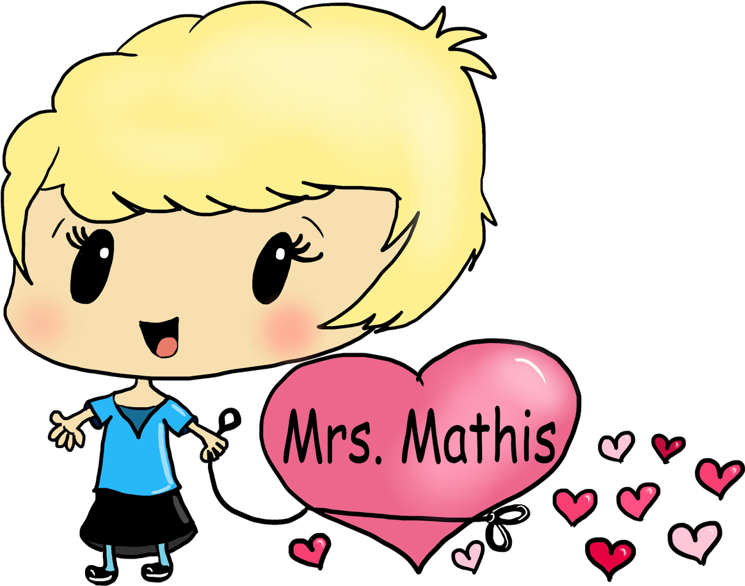 This Year, My Daughter Gabrielle Turned 14 And Started - Cartoon Clipart (1600x1366), Png Download