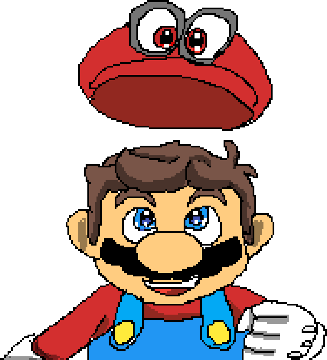 Mario Odyssey - Cartoon Clipart (1200x1200), Png Download