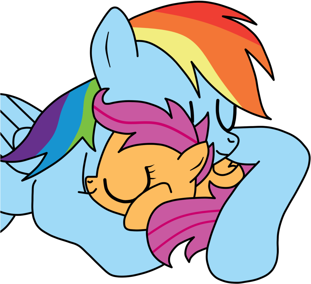 Cuddling Clipart Transparent - Cartoon - Png Download (1024x1052), Png Download