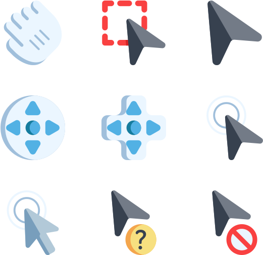 Selection And Cursors Clipart (600x564), Png Download