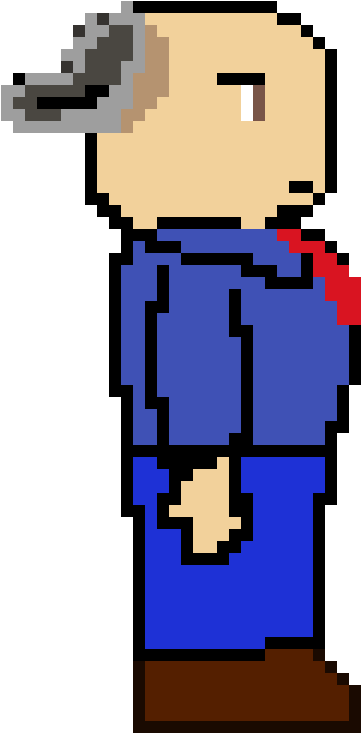 Wyte Facing Right Sprite - Cartoon Clipart (1200x1200), Png Download