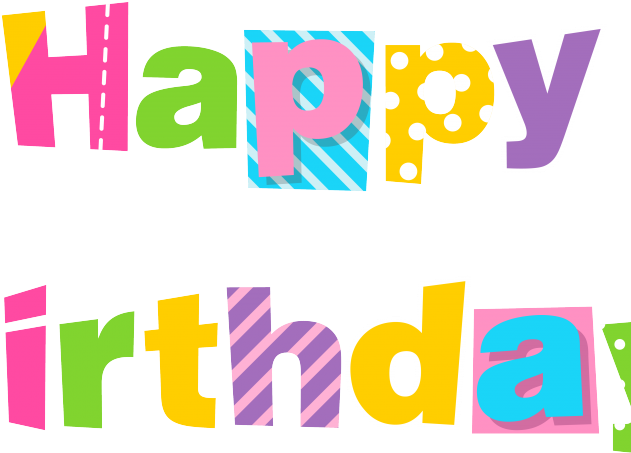 Birthday Clipart Swirl - Graphic Design - Png Download (640x480), Png Download