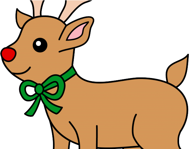 Reindeer Clipart Holiday - Rudolph Reindeer Clip Art - Png Download (640x480), Png Download