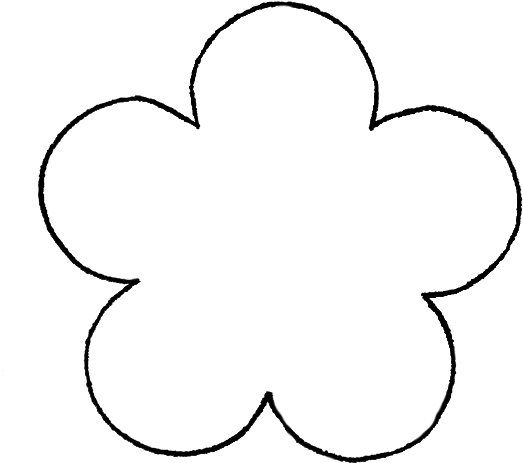 Free Svg Rose Templates - Line Art Clipart (631x549), Png Download