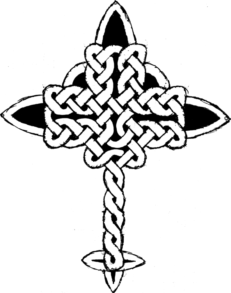 Celtic Knot Cross Thing Clipart (794x1006), Png Download