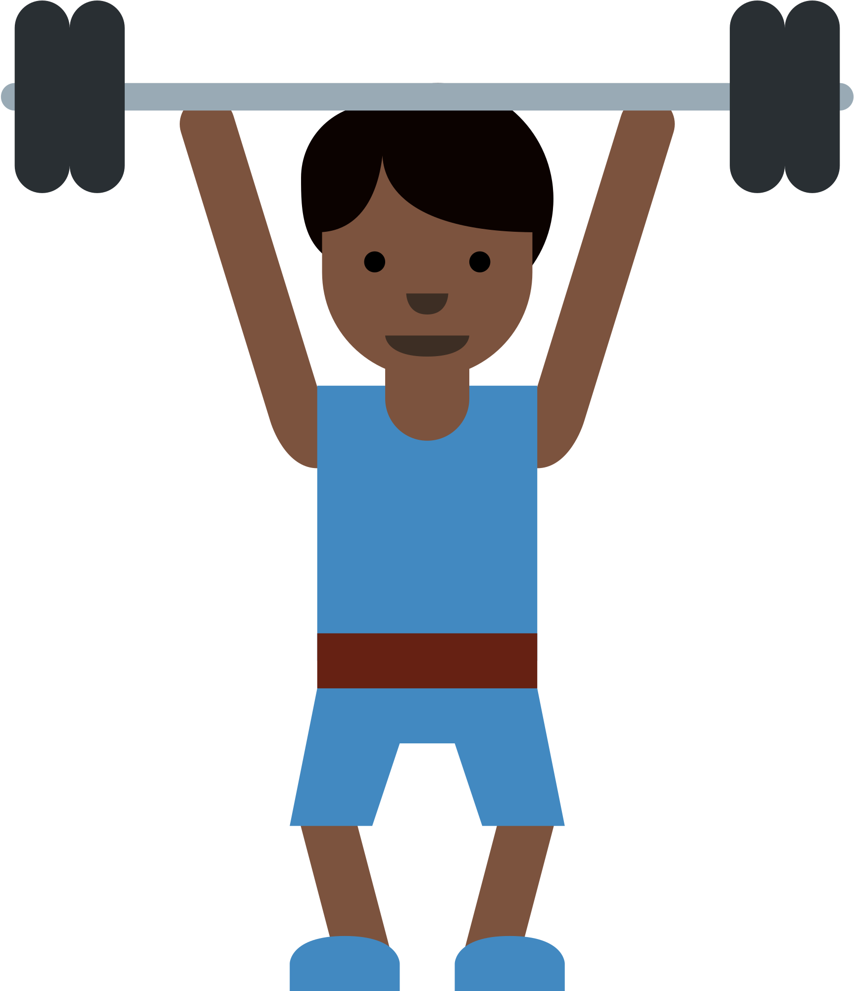 Twemoji F Cb Ff Svg Wikimedia Commons - Weight Training Clipart (2000x2000), Png Download