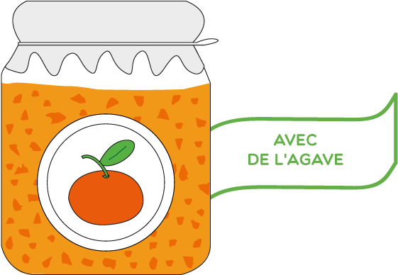 Confiture De Clémentines À L'agave Clipart (842x421), Png Download