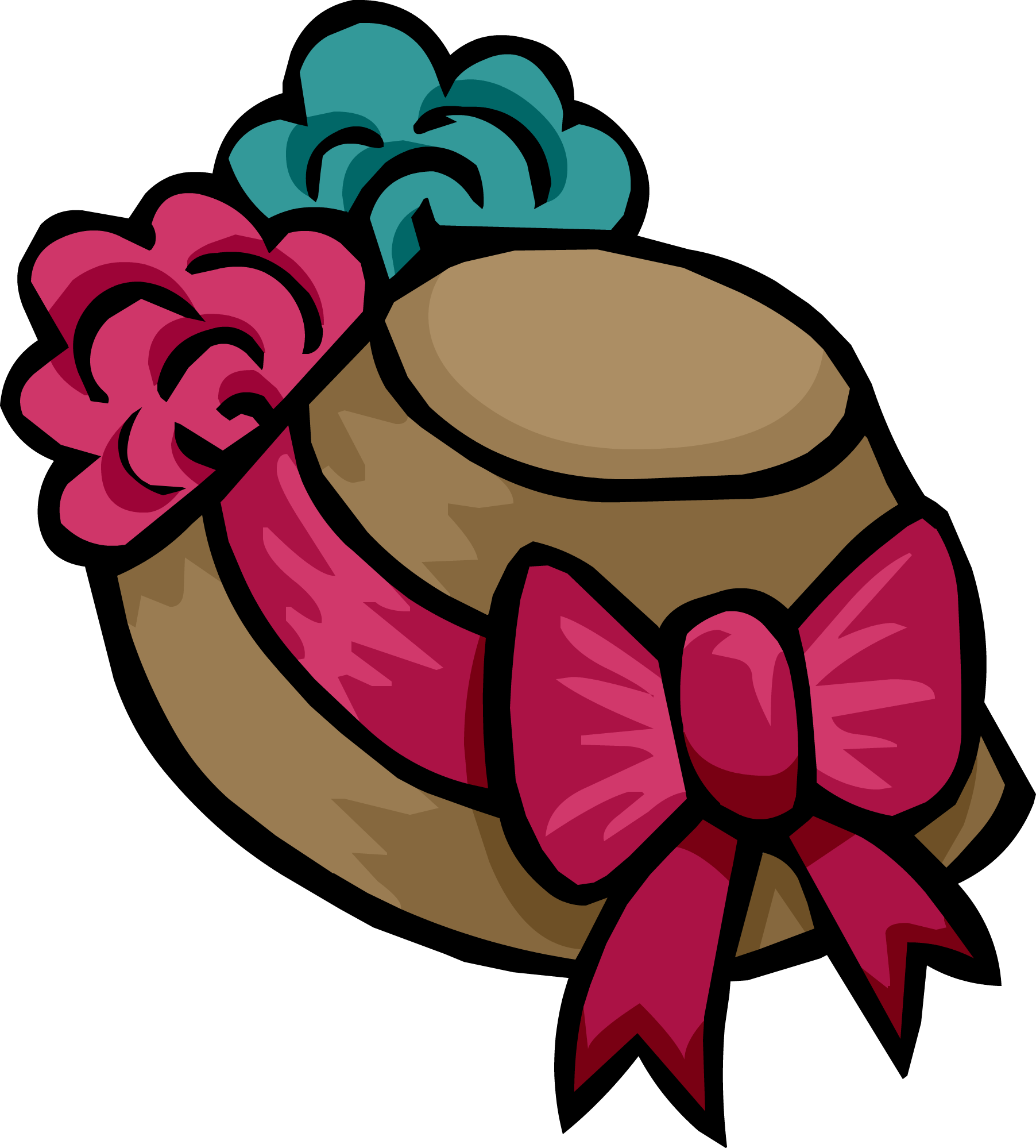 Bonnet - Club Penguin Clipart (1804x1998), Png Download