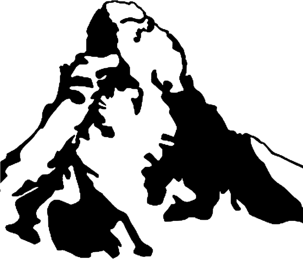 Matterhorn - Switzerland Tattoo Matterhorn Clipart (1000x1000), Png Download