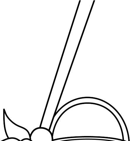 Bucket Clipart Rag - Line Art - Png Download (640x480), Png Download