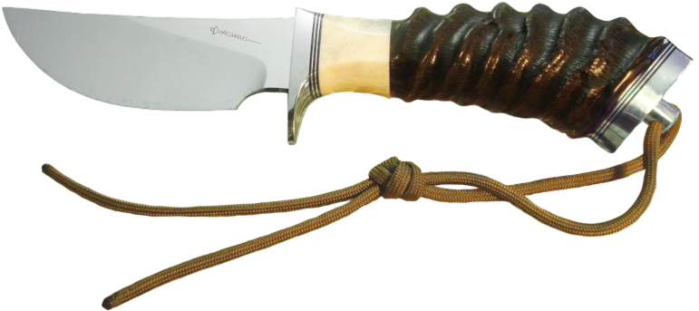Featured Knife Made With Springbok Horn - Bowie Knife Clipart (800x600), Png Download