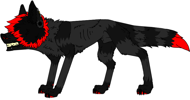 Blackfur - - - Wolfdog Clipart (799x599), Png Download