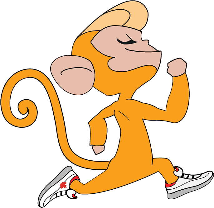 Monkey Biz - Cartoon Clipart (700x698), Png Download