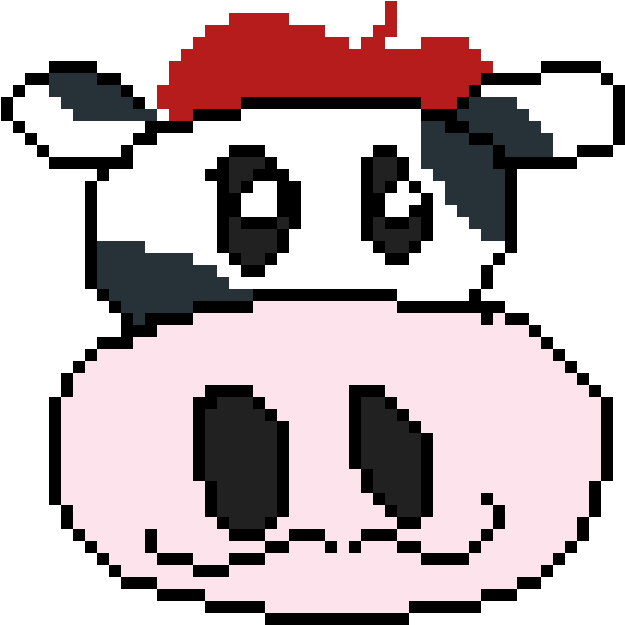 French Cow - Ponto Cruz Clipart (1200x1200), Png Download