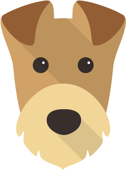 The Airedale Terrier - Airedale Terrier Clipart (600x600), Png Download