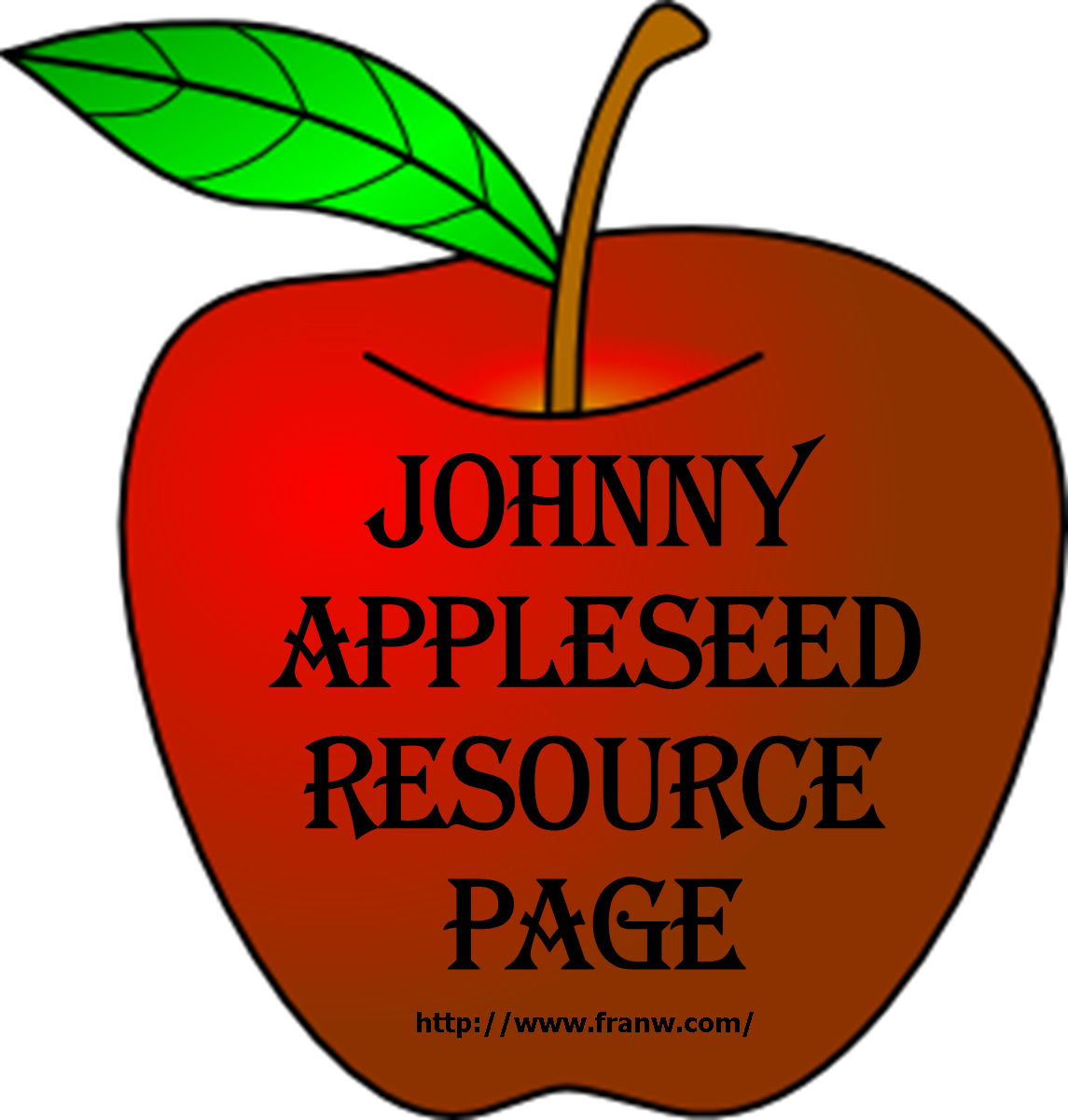The Story Of Johnny Appleseed Use The Arrows To Scroll - Apple Clip Art - Png Download (1145x1201), Png Download