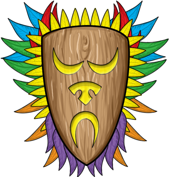 Mask Art - Illustration Clipart (600x600), Png Download