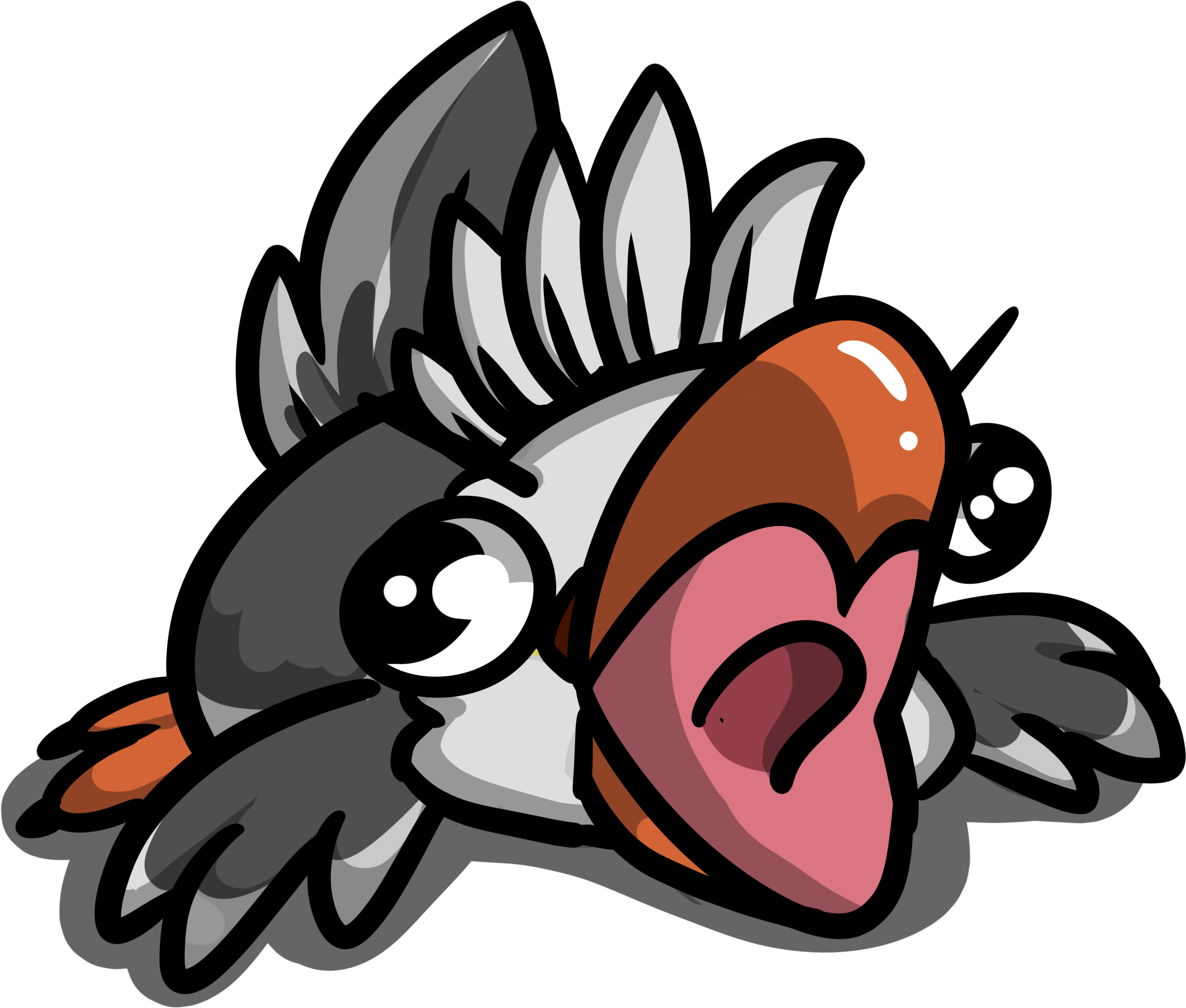 Cockatielwhitefaceshirt - Lutino Cockatiel Clipart (4093x3000), Png Download