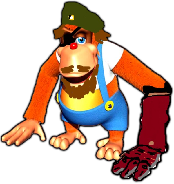 Lankyposting - Lanky Kong Clipart (600x635), Png Download