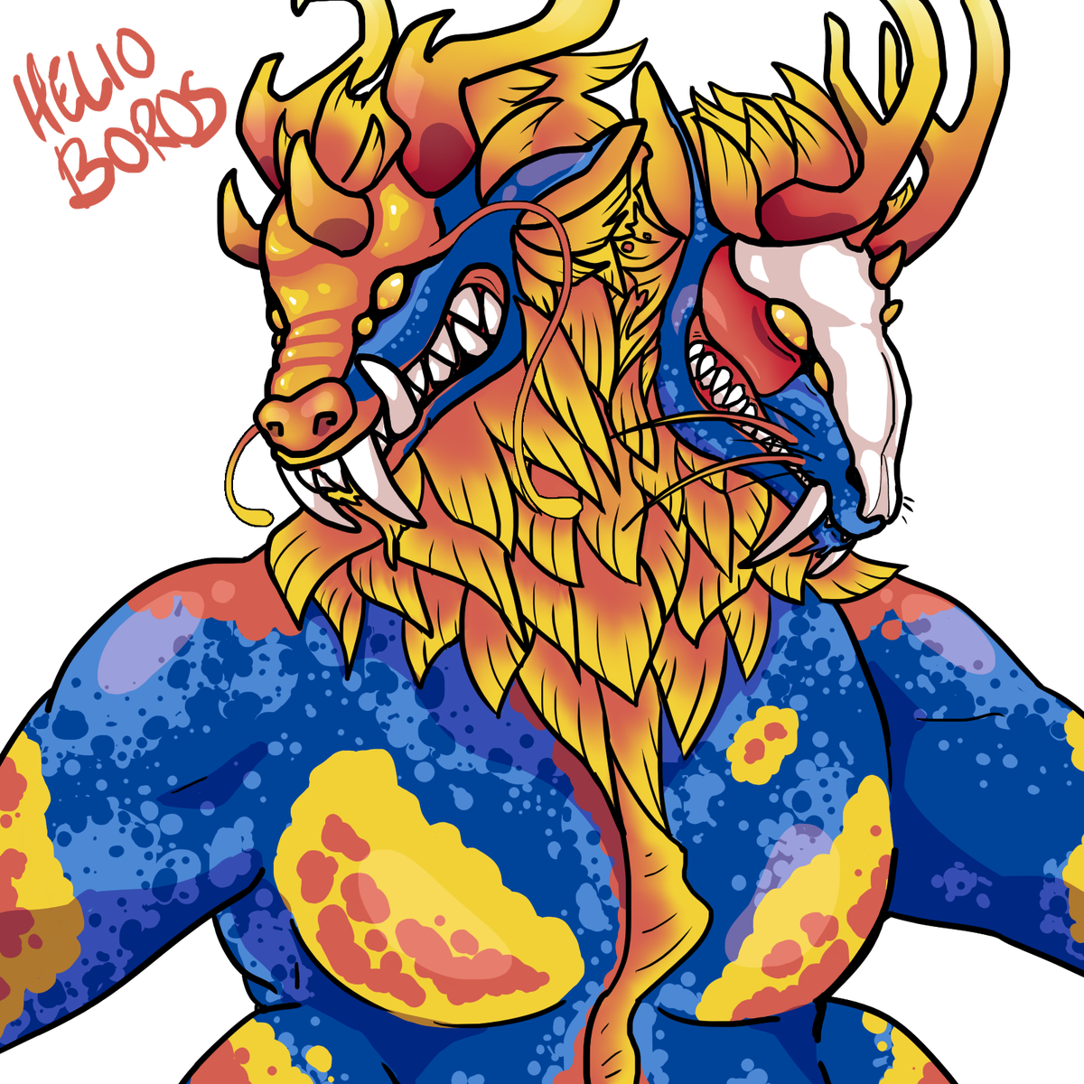 Its Fish All The Way Down On Twitter - Cartoon Clipart (1200x1200), Png Download