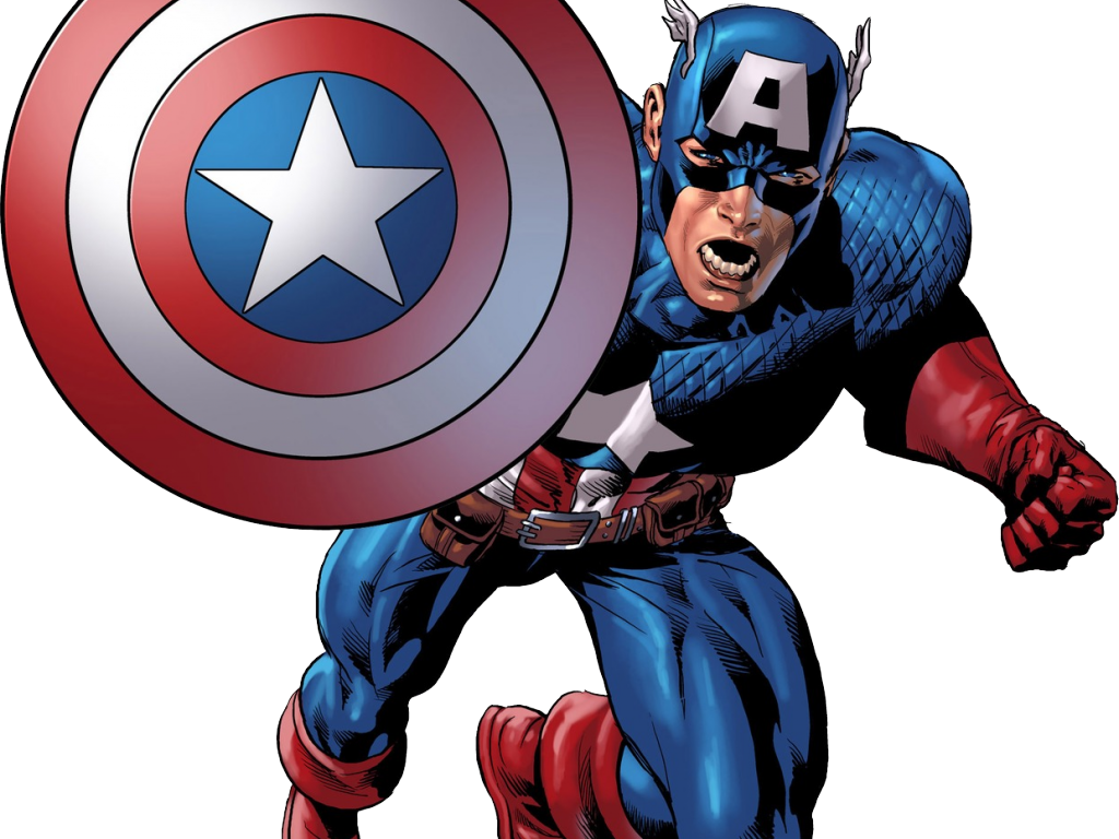Captain America Clipart Large - Captain America Comic Png Transparent Png (640x480), Png Download