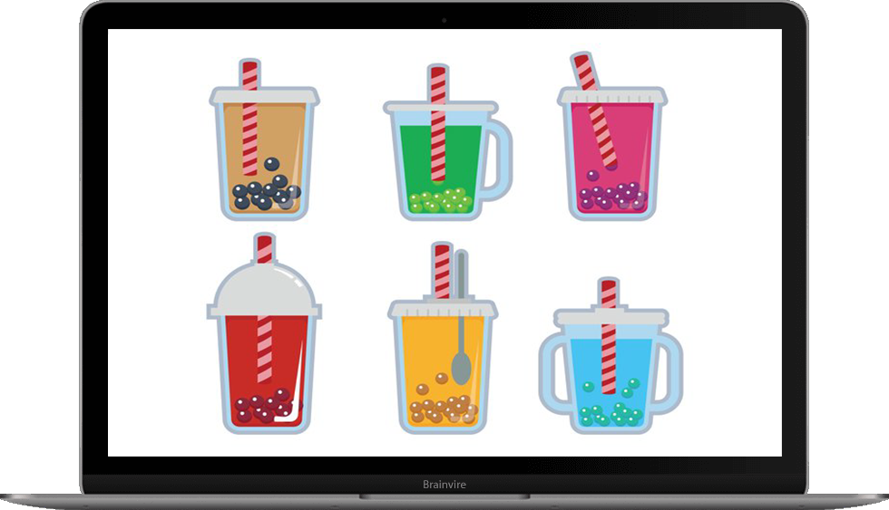 Wordpress To Magento Migration For An Online Popping - Glass Milk Tea Vector Clipart (980x563), Png Download