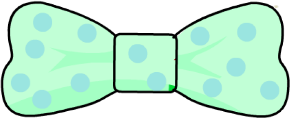 Bow Tie Clipart Easter - Polka Dot - Png Download (640x480), Png Download