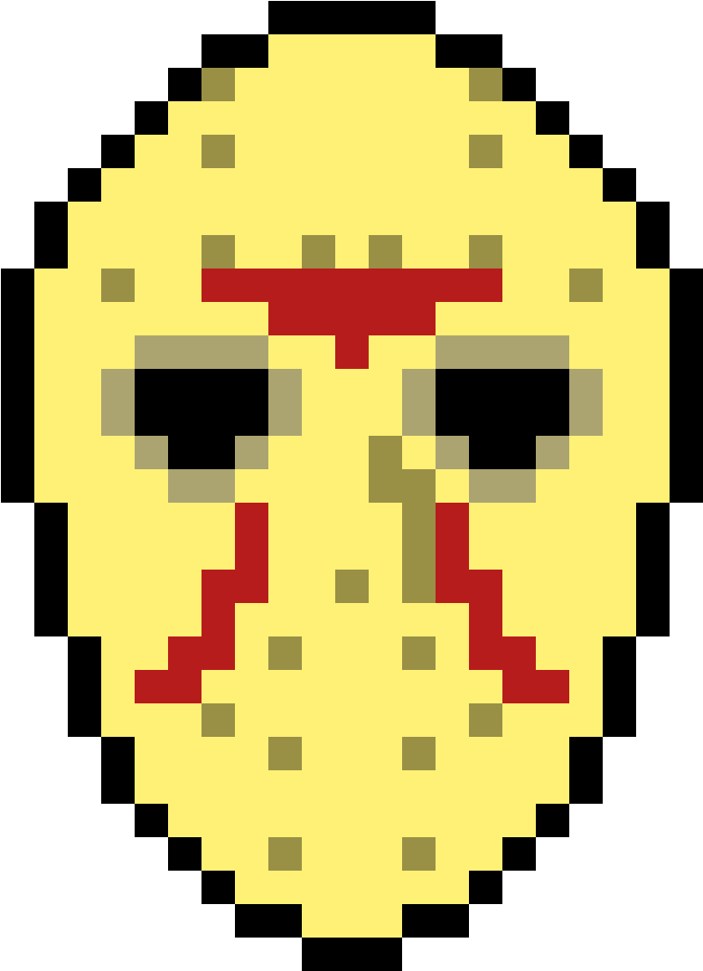 Jason's Mask - Koro Sensei Pixel Art Clipart (1184x1184), Png Download