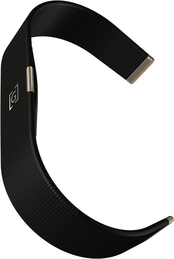 Fashion And Discrete Wristband That Monitories 24/7 - Crescent Clipart (1920x1280), Png Download