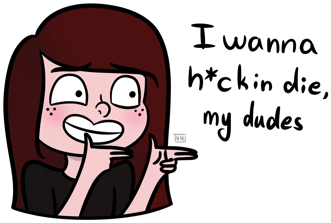 “life Is Great I Can't Wait 'til It's - Cartoon Clipart (1280x1024), Png Download