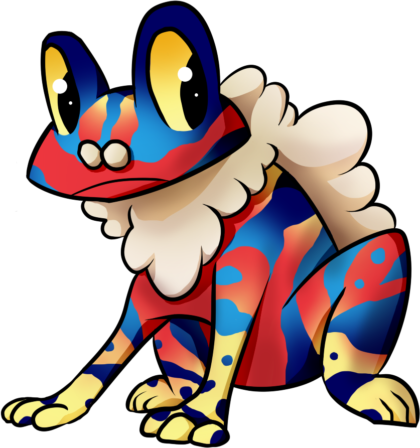 Poison Dart Froakie Owo I'm Probably Gonna Sell Him - Cartoon Clipart (1000x1000), Png Download