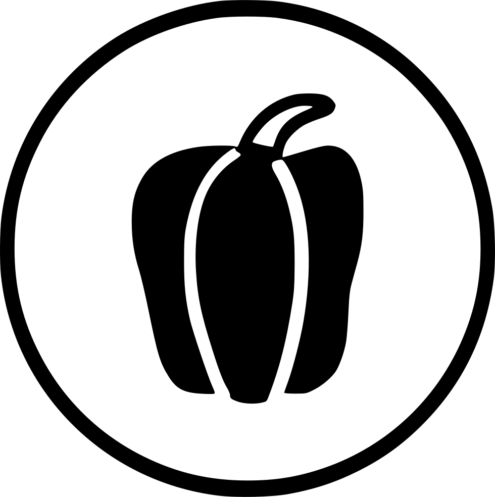 Vegetables Kitchen Capsicum Bell Pepper Paprika Comments Clipart (980x984), Png Download