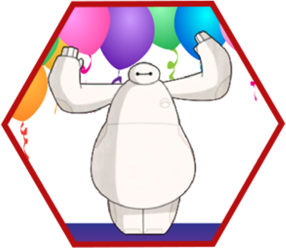 Baile De Baymax - Cartoon Clipart (600x600), Png Download