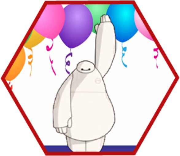 ¡¡baymax Te Enseña A Bailar - Scratch Clipart (600x600), Png Download
