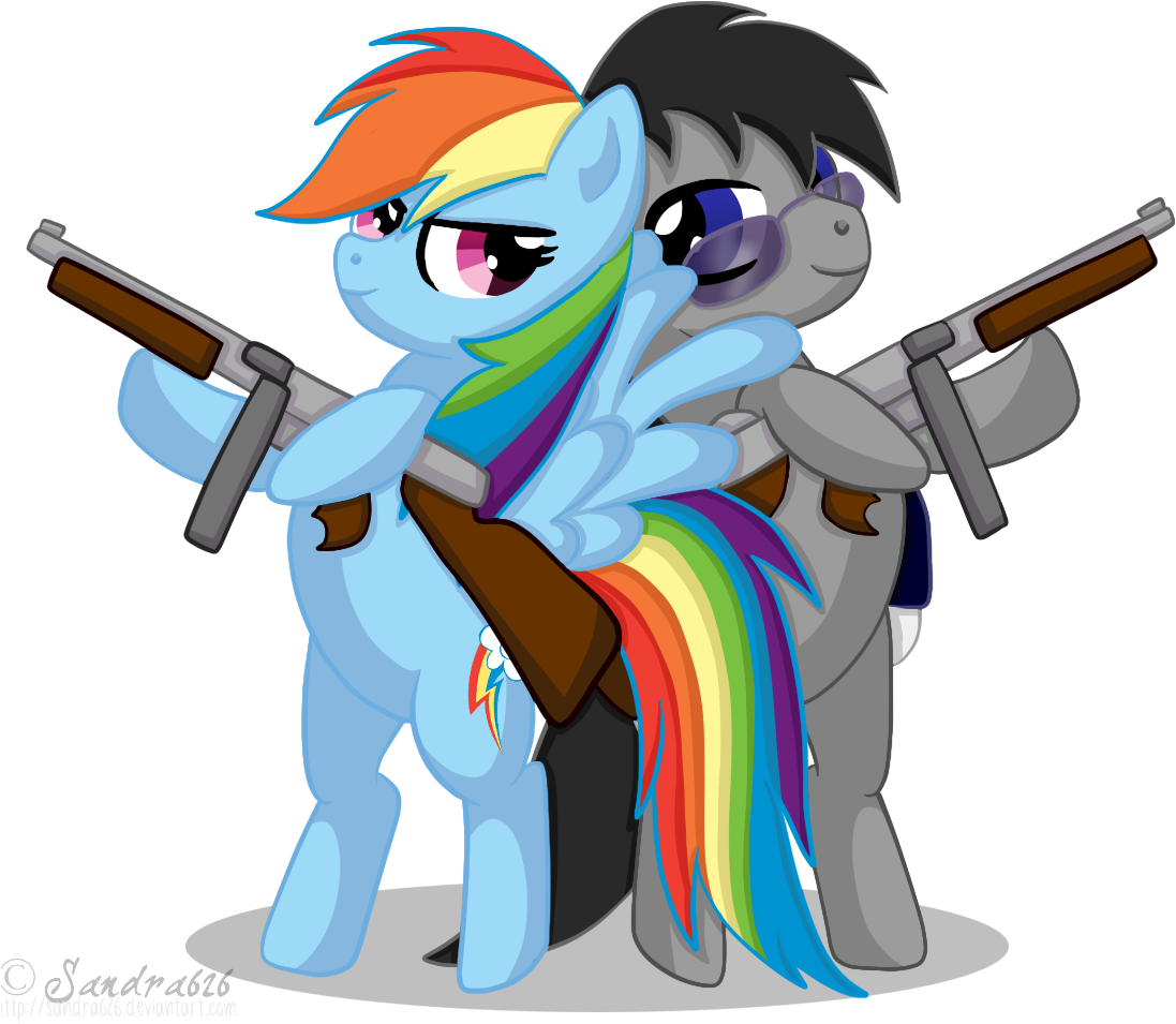 Sandra626, Commission, Earth Pony, Gun, Oc, Oc - My Little Pony Guns Clipart (1114x959), Png Download