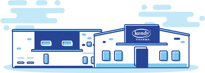 Established In 1992, The Company Has State Of The Art - Kendy Pharma Clipart (900x380), Png Download