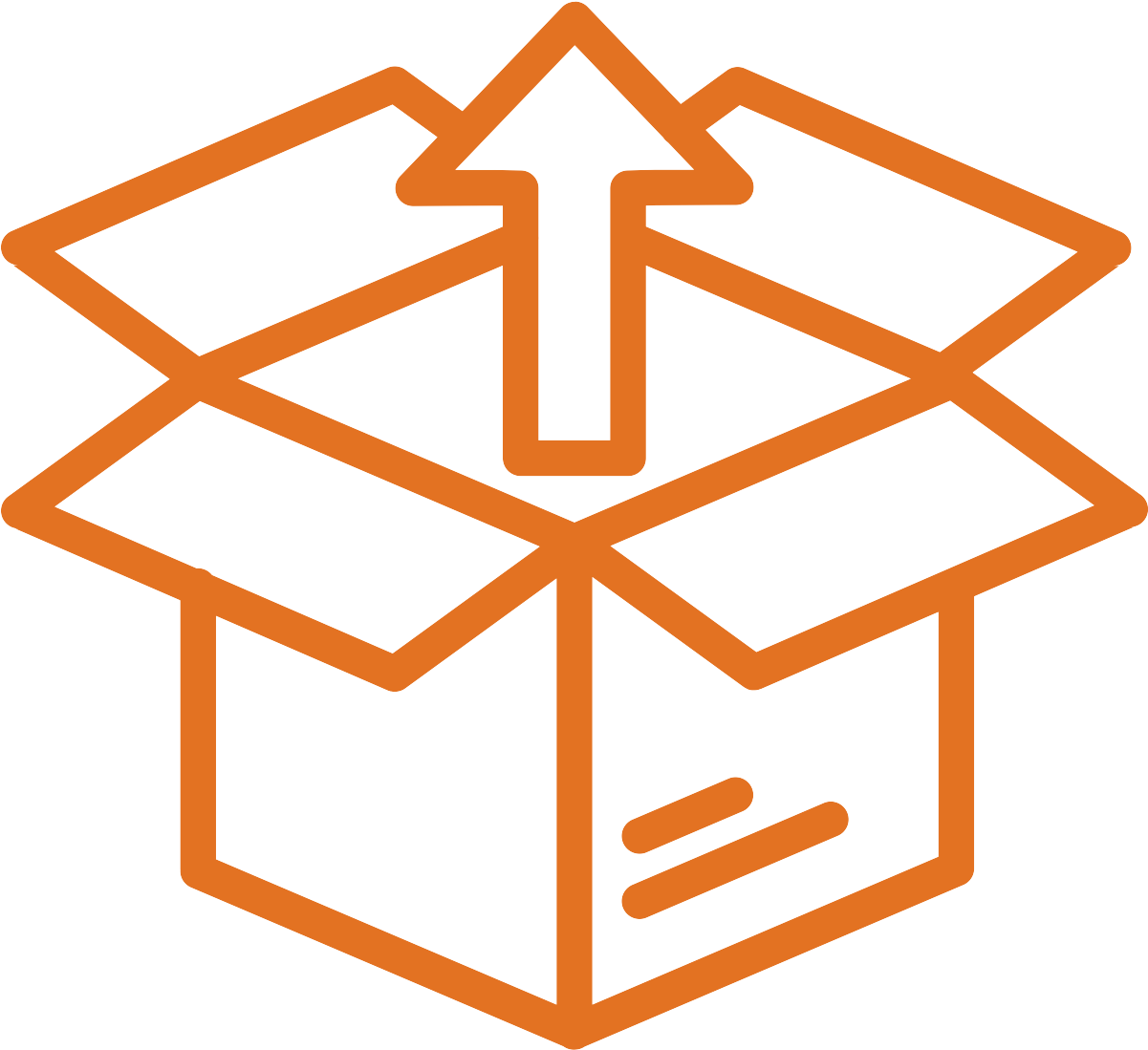 Import Icon Box Clipart (1200x1200), Png Download