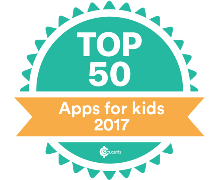 Top 50 Apps For Kids - Best App Badge Clipart (738x738), Png Download