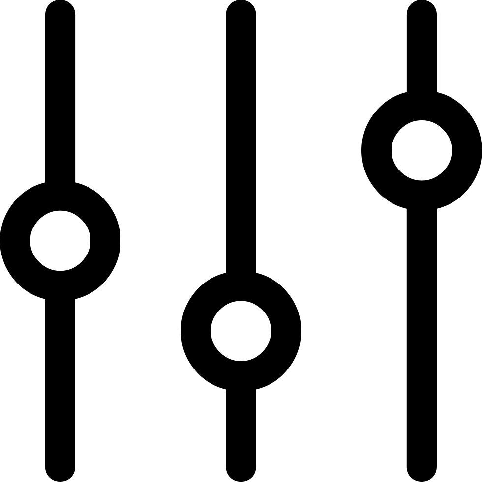 Equalizer Comments - Equalizer Icon Free Clipart (980x981), Png Download