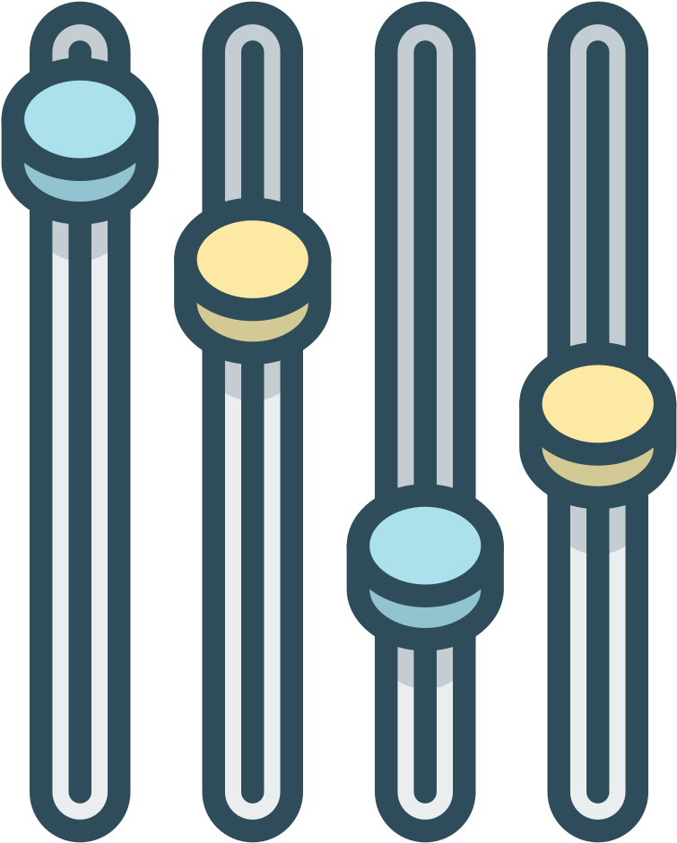 Equalizer Icon Clipart (1024x1024), Png Download