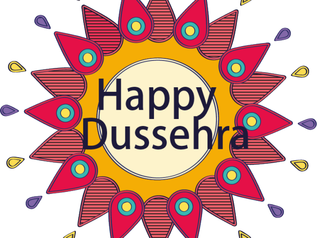 Dussehra Clipart Happy - Happy Dussehra 2018 Gif - Png Download (640x480), Png Download