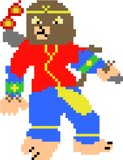 Monkey King - Cartoon Clipart (540x720), Png Download