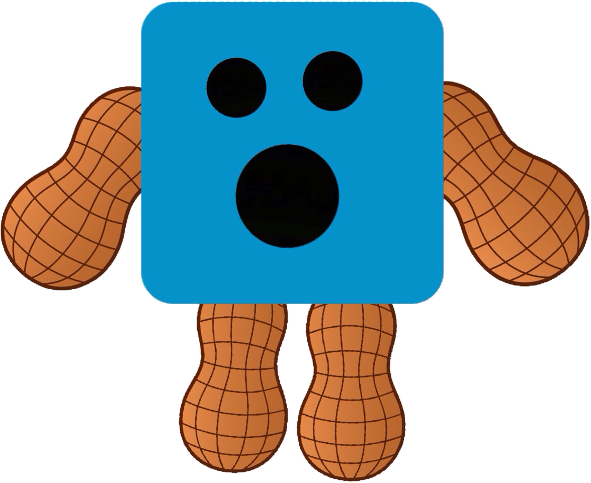 Blue Nut - Cartoon Clipart (1200x1800), Png Download