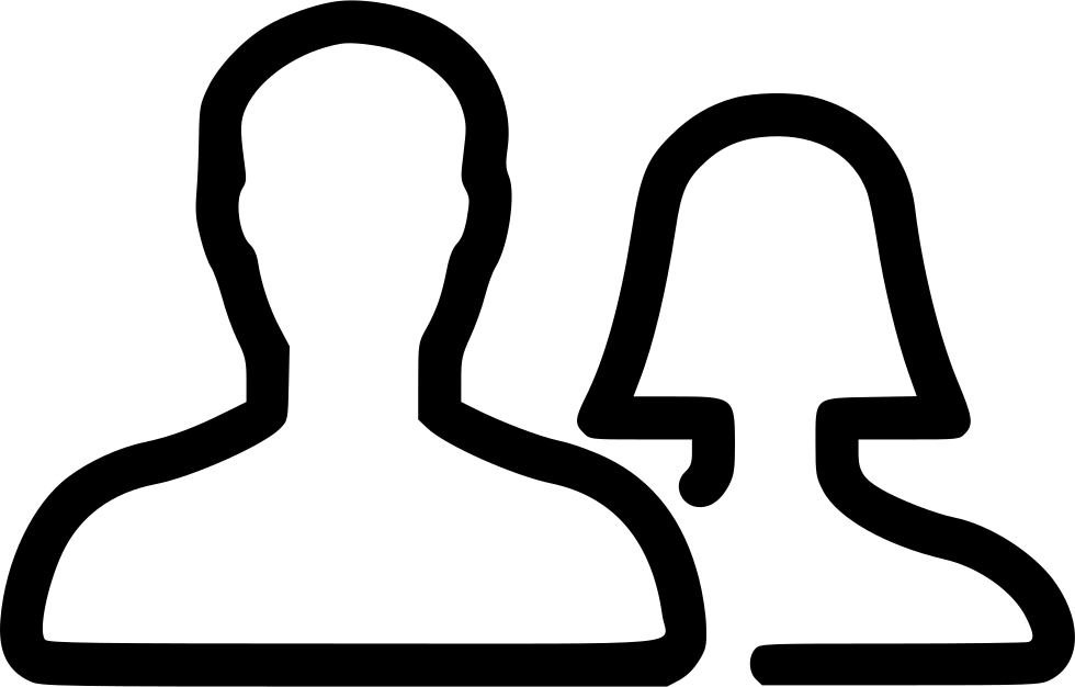 Man Woman Group Comments Clipart (980x626), Png Download