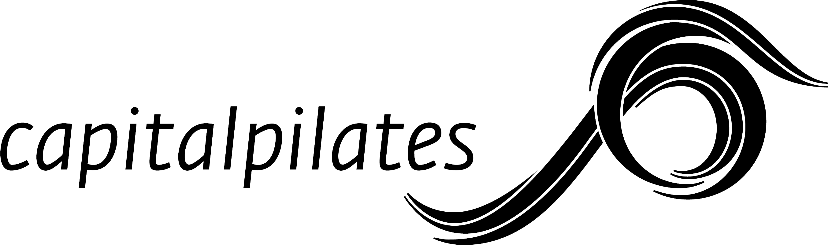 Capital Pilates - Calligraphy Clipart (2707x801), Png Download