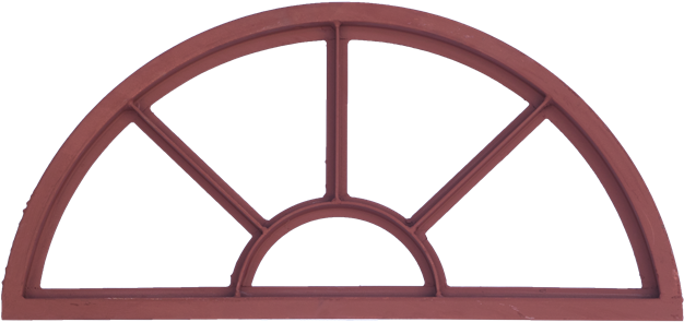 Semi Arch Steel Windows - Window Clipart (1000x667), Png Download